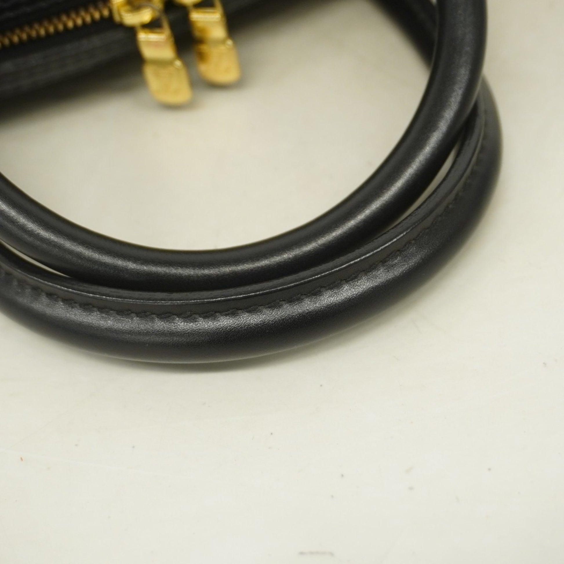 Louis Vuitton Jasmin, Black, Leather, handbag