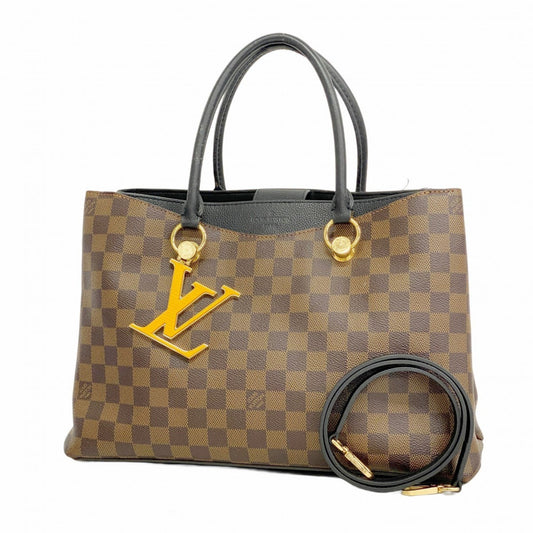 Louis Vuitton Riverside, Brown, Canvas, tote