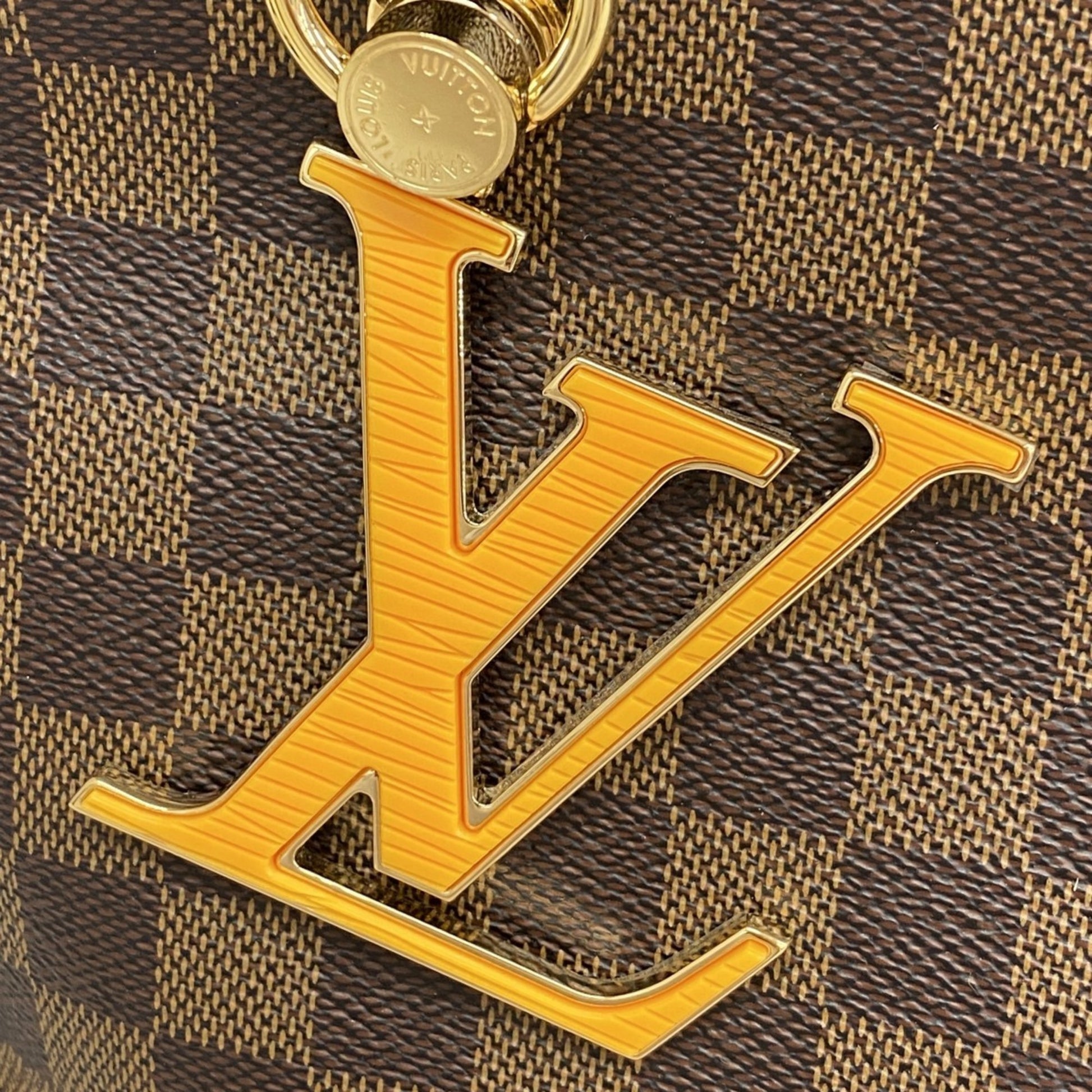 Louis Vuitton Riverside, Brown, Canvas, tote