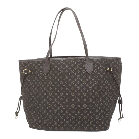 Louis Vuitton Neverfull MM, Brown, Canvas, tote
