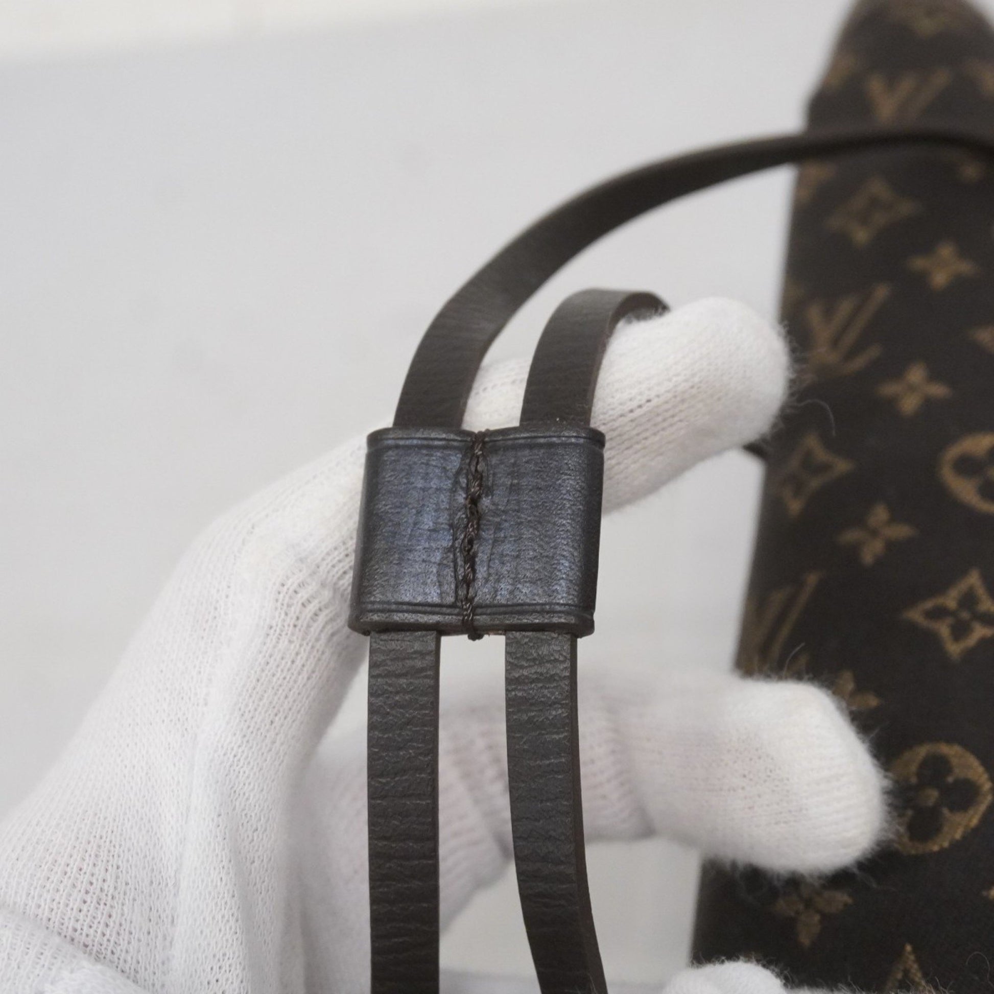 Louis Vuitton Neverfull MM, Brown, Canvas, tote