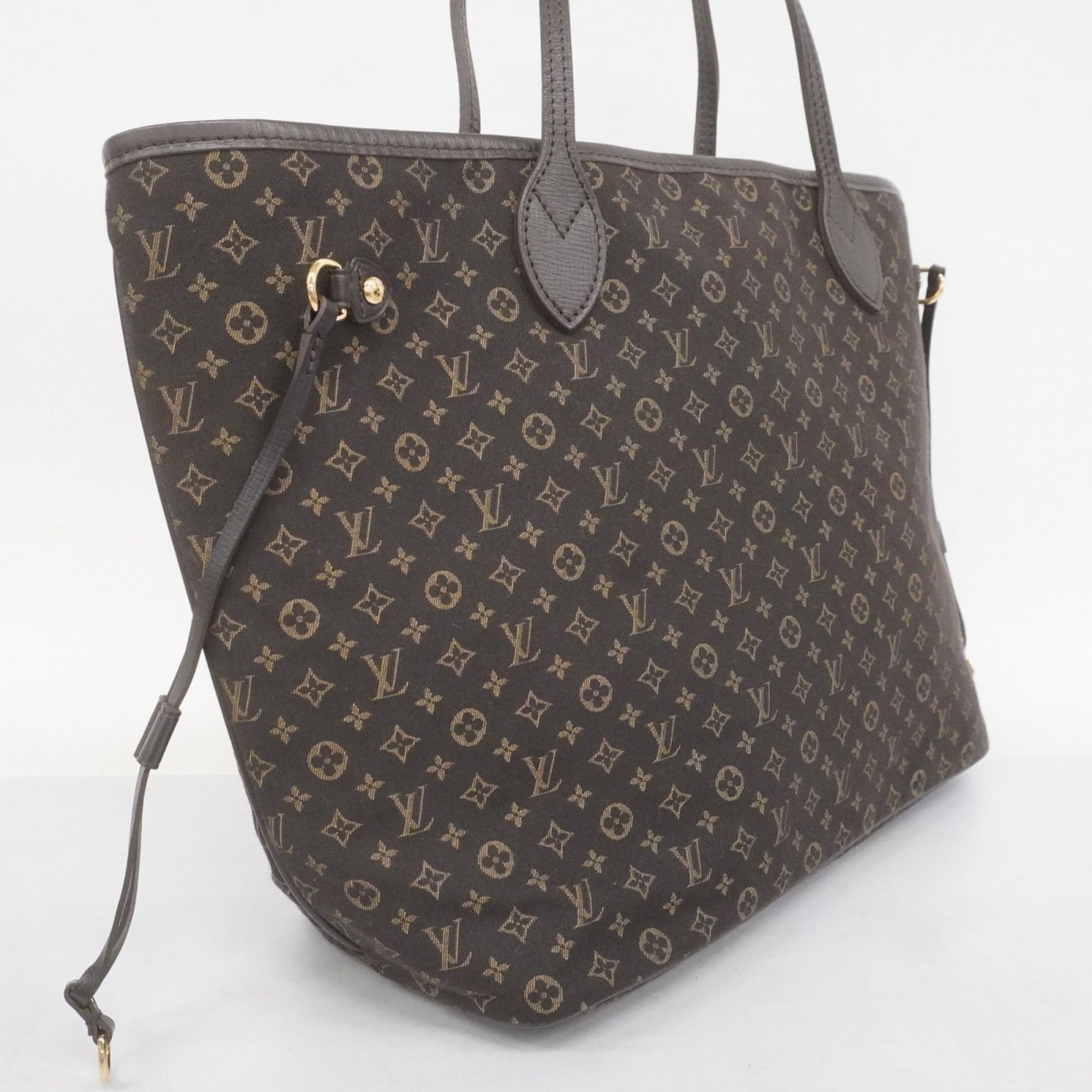 Louis Vuitton Neverfull MM, Brown, Canvas, tote