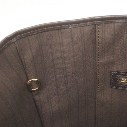 Louis Vuitton Neverfull MM, Brown, Canvas, tote