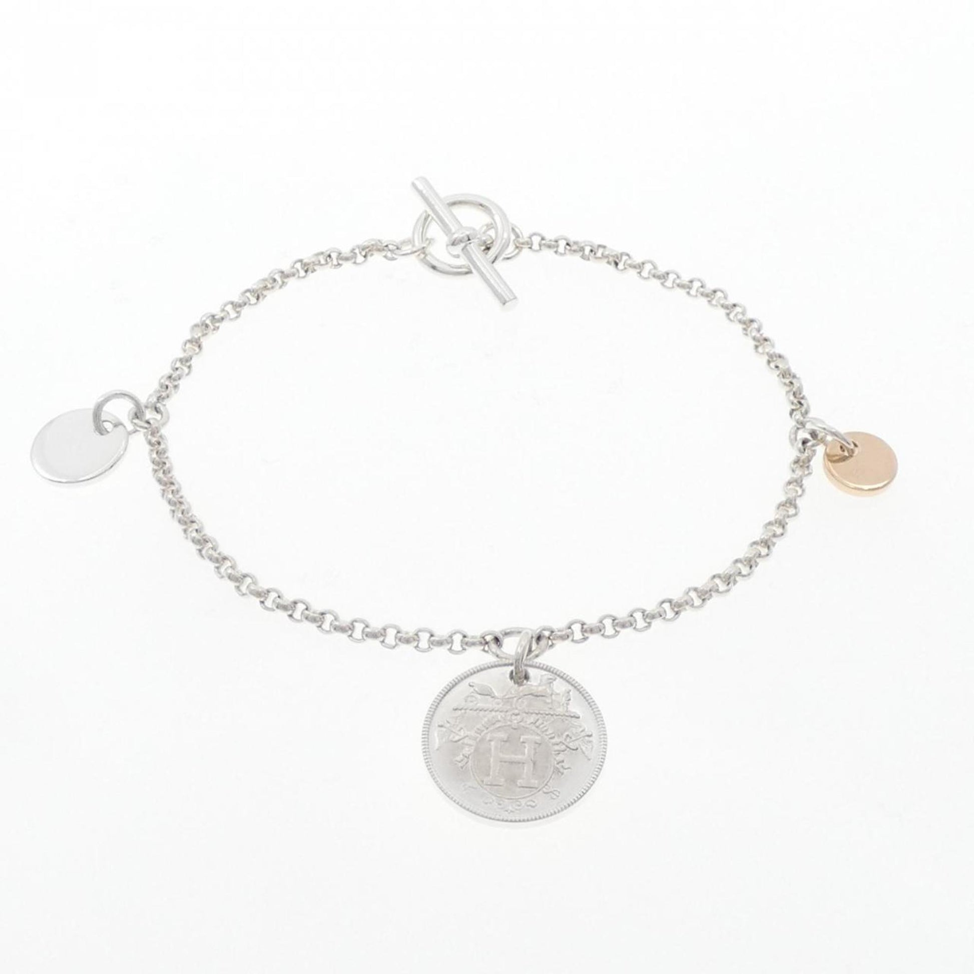 Hermès Ex-Libris, Silver, Silver, bracelet