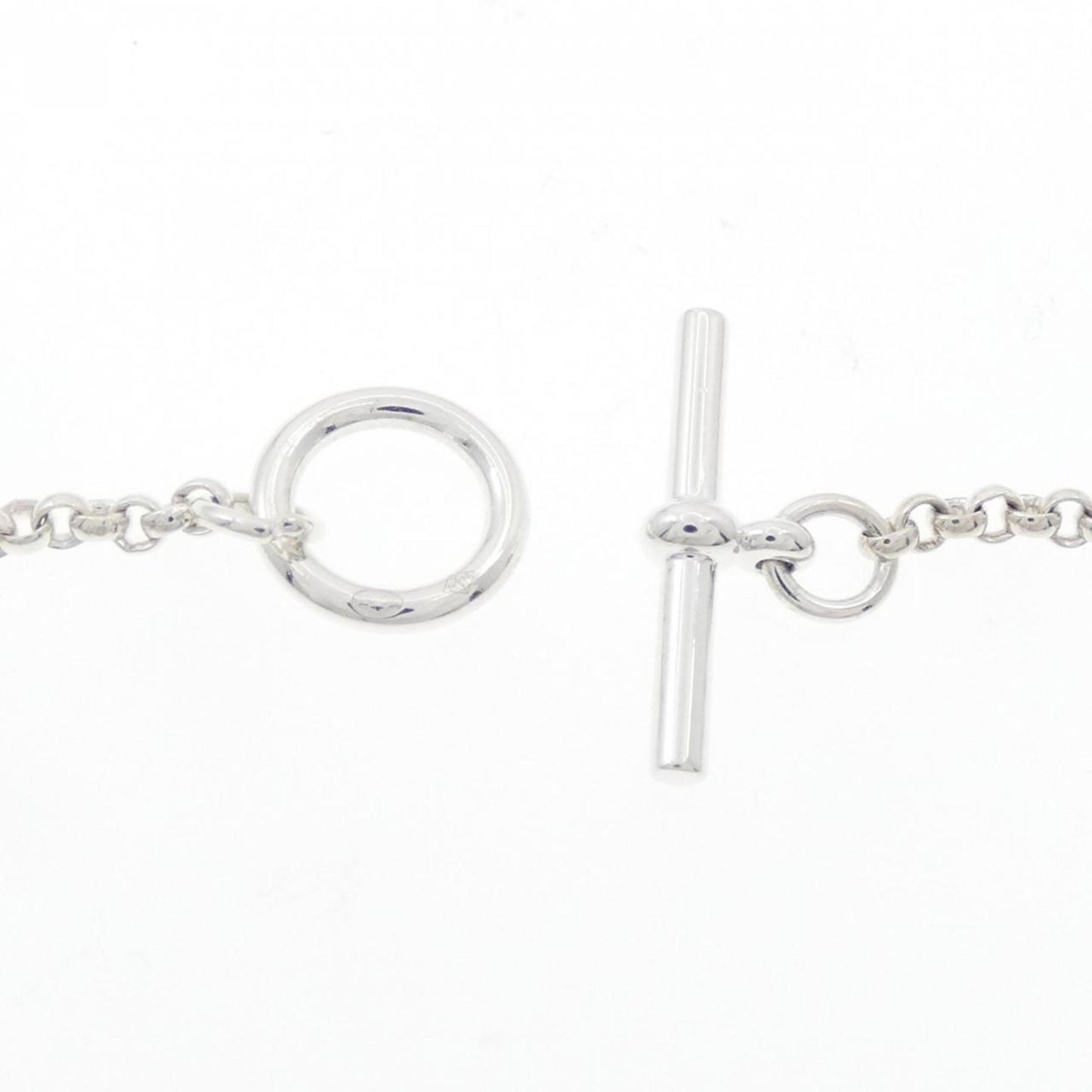 Hermès Ex-Libris, Silver, Silver, bracelet