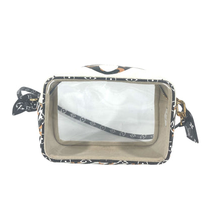 Louis Vuitton Beach Pouch, Black, Leather, clutch