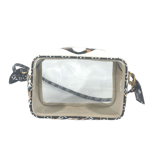 Louis Vuitton Beach Pouch, Black, Leather, clutch