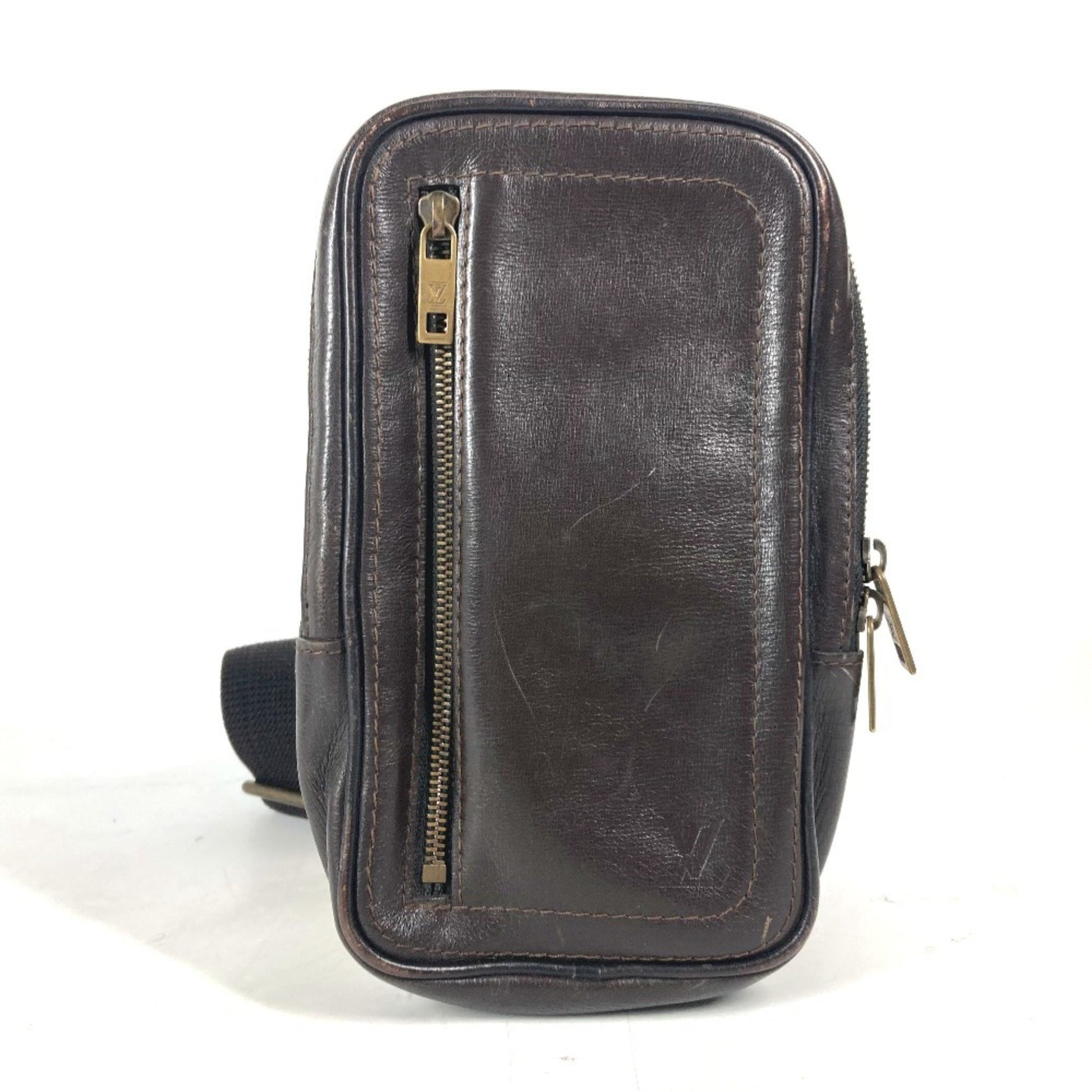 Louis Vuitton Utah, Brown, Leather, clutch