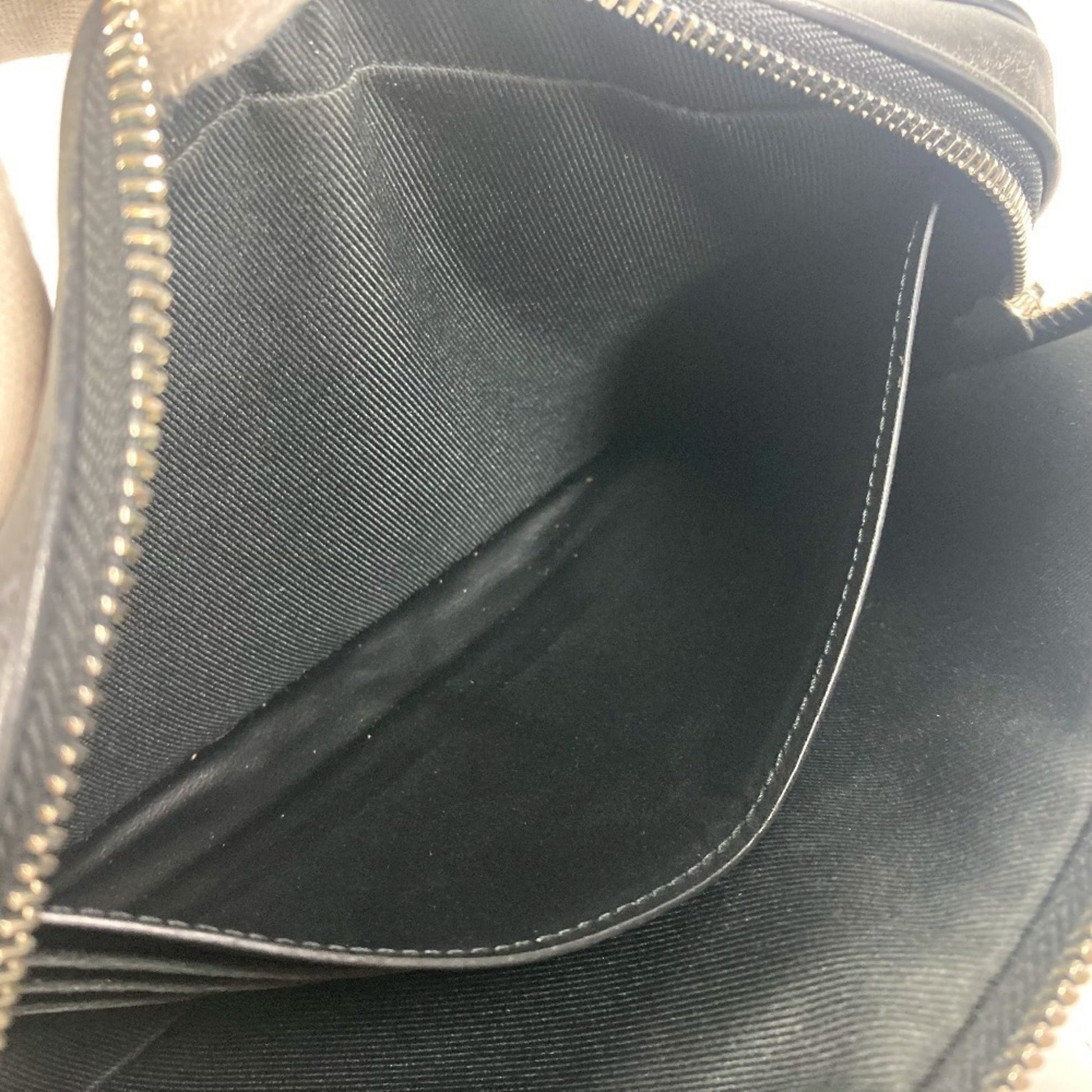 Louis Vuitton Alpha, Black, Canvas, clutch