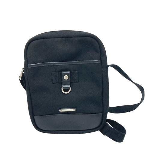 Saint Laurent Rivington, Black, Canvas, shoulder