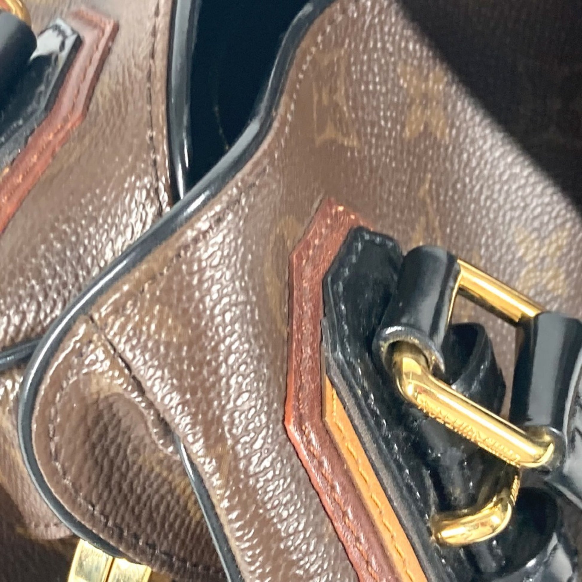 Louis Vuitton Griet Mirage, Brown, Canvas, shoulder