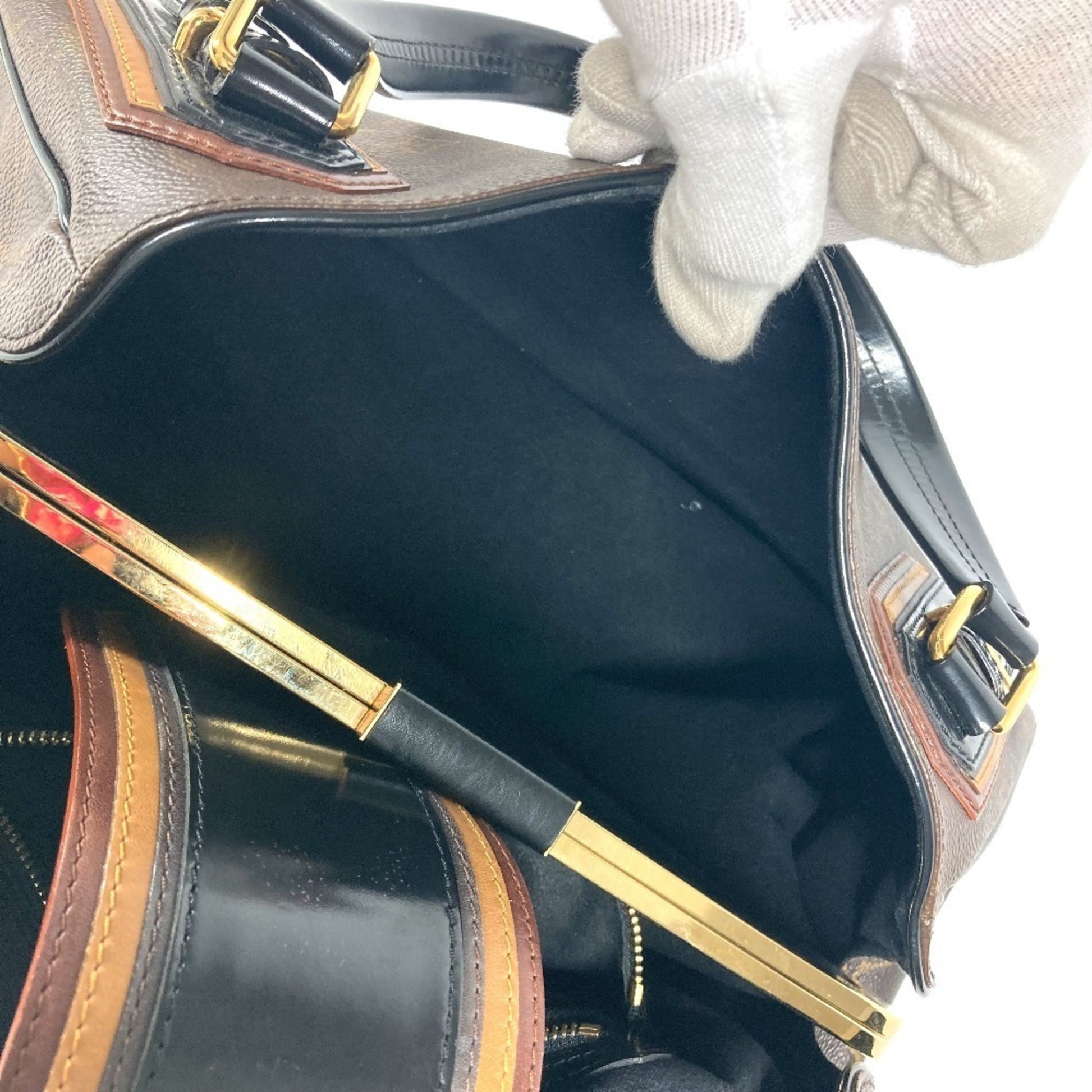 Louis Vuitton Griet Mirage, Brown, Canvas, shoulder
