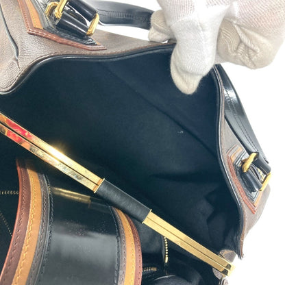 Louis Vuitton Griet Mirage, Brown, Canvas, shoulder