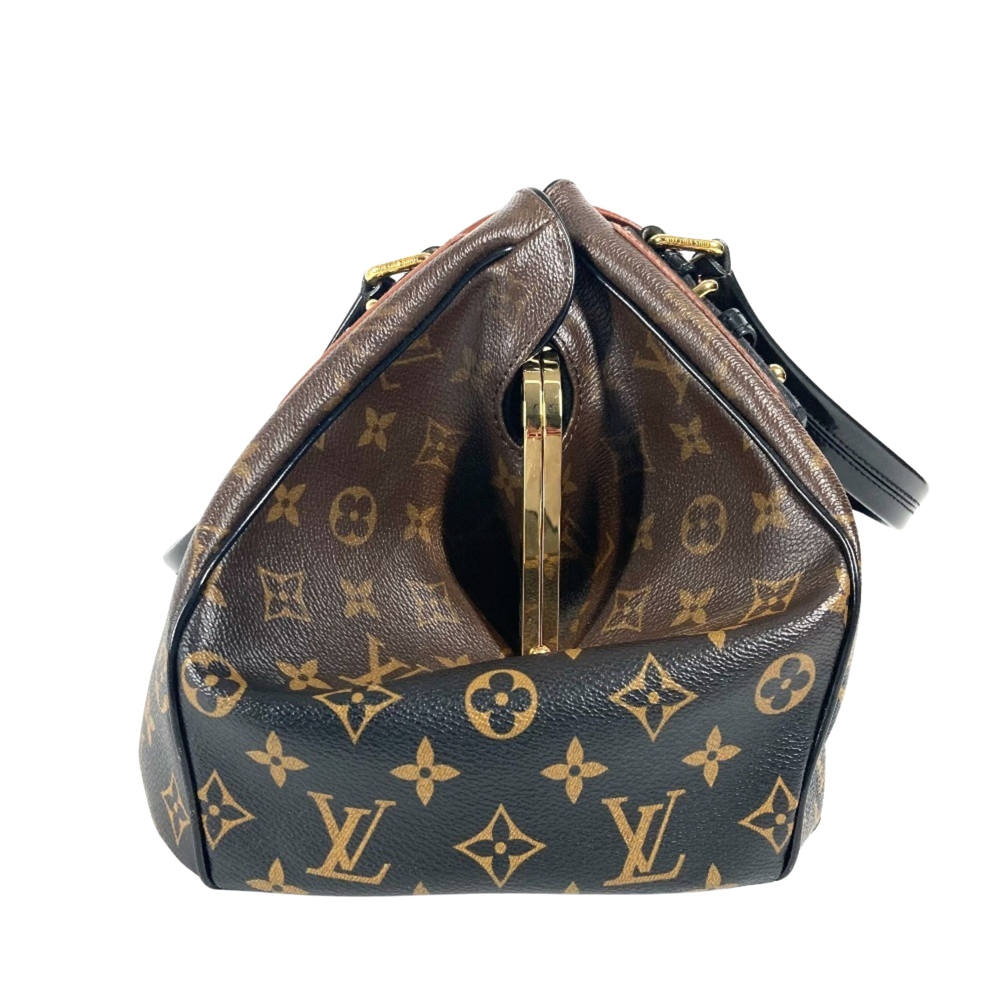 Louis Vuitton Griet Mirage, Brown, Canvas, shoulder