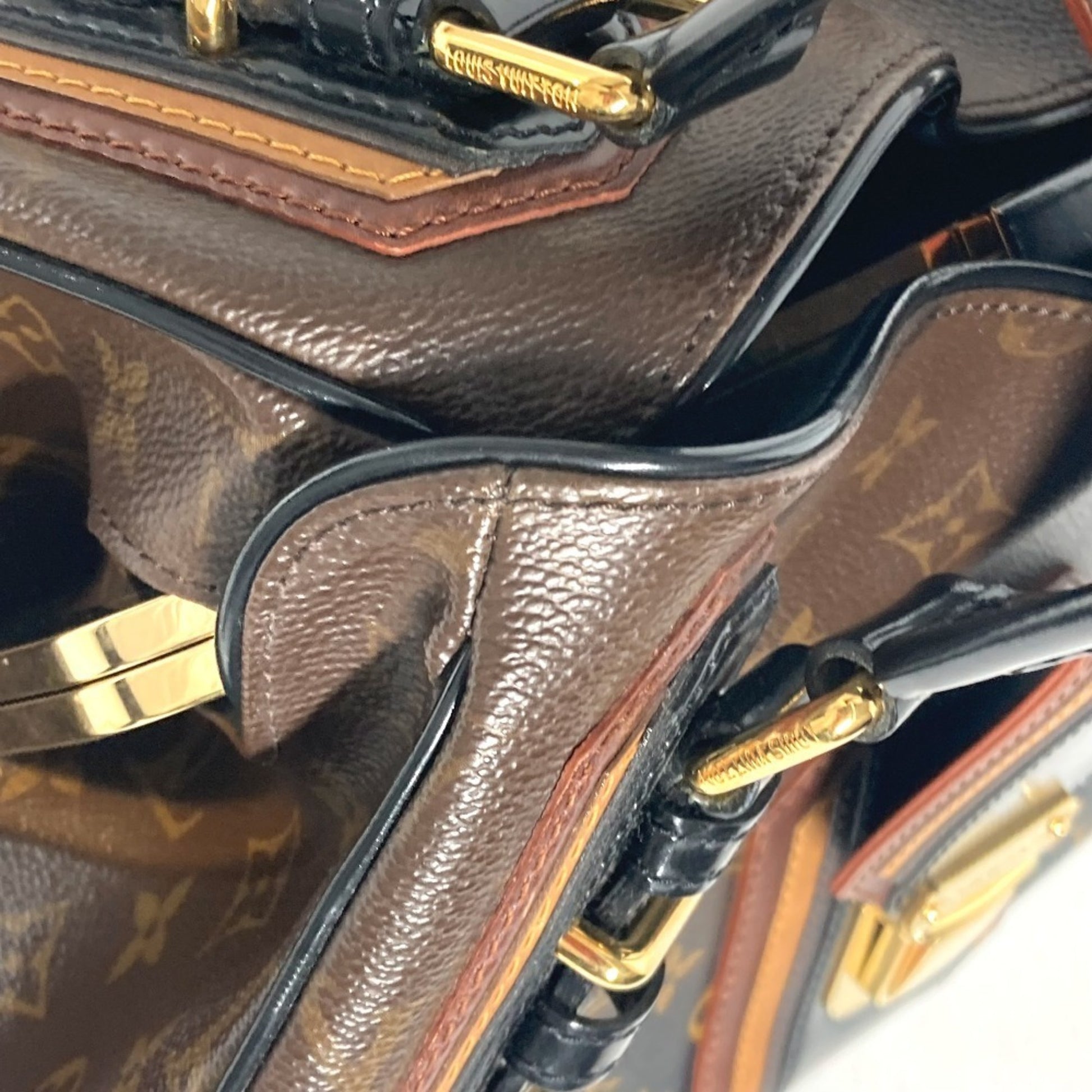 Louis Vuitton Griet Mirage, Brown, Canvas, shoulder