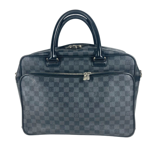 Louis Vuitton Icare, Black, Canvas, briefcase