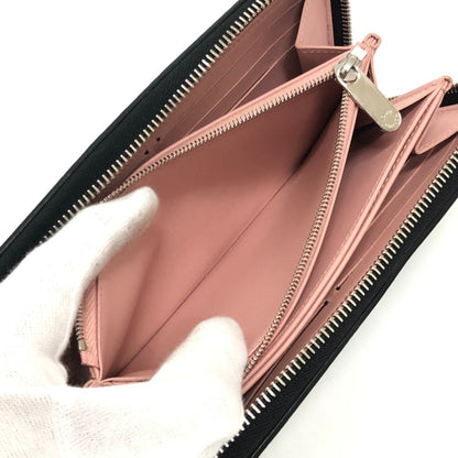Louis Vuitton Portefeuille zippy, Black, Leather, wallet