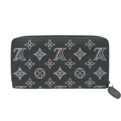 Louis Vuitton Portefeuille zippy, Black, Leather, wallet