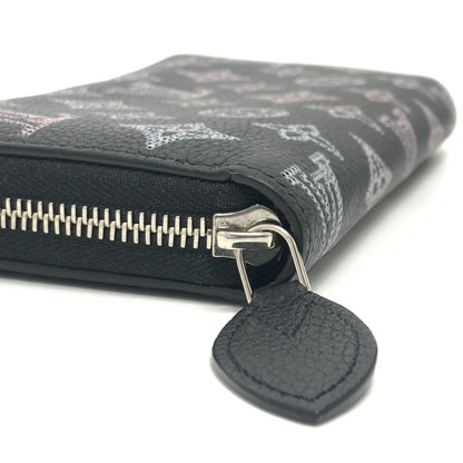 Louis Vuitton Portefeuille zippy, Black, Leather, wallet