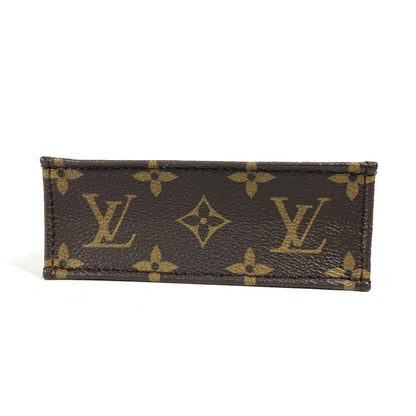 Louis Vuitton Sac Plat, Brown, Canvas, tote