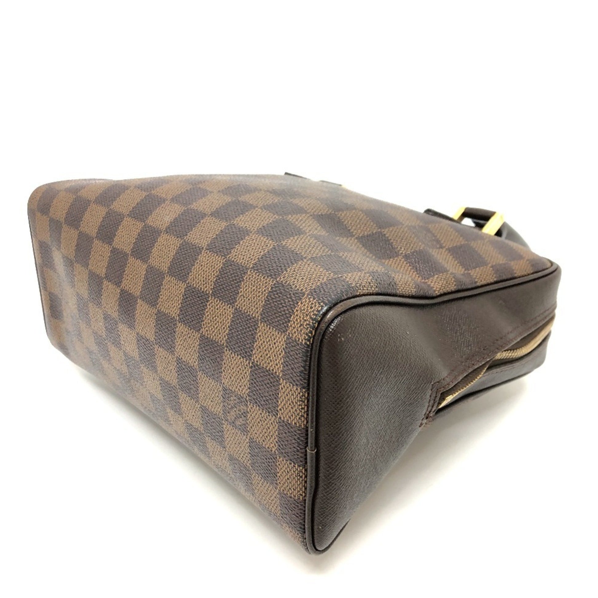 Louis Vuitton Brera, Brown, Canvas, handbag