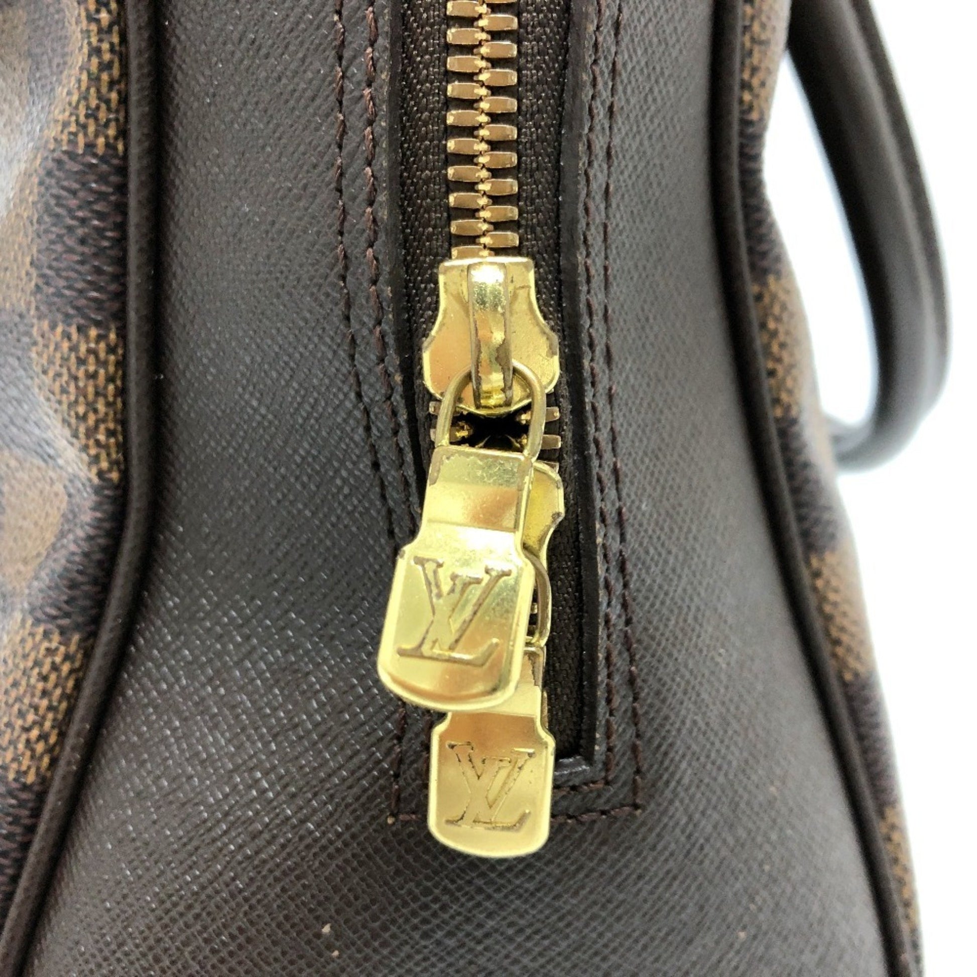 Louis Vuitton Brera, Brown, Canvas, handbag
