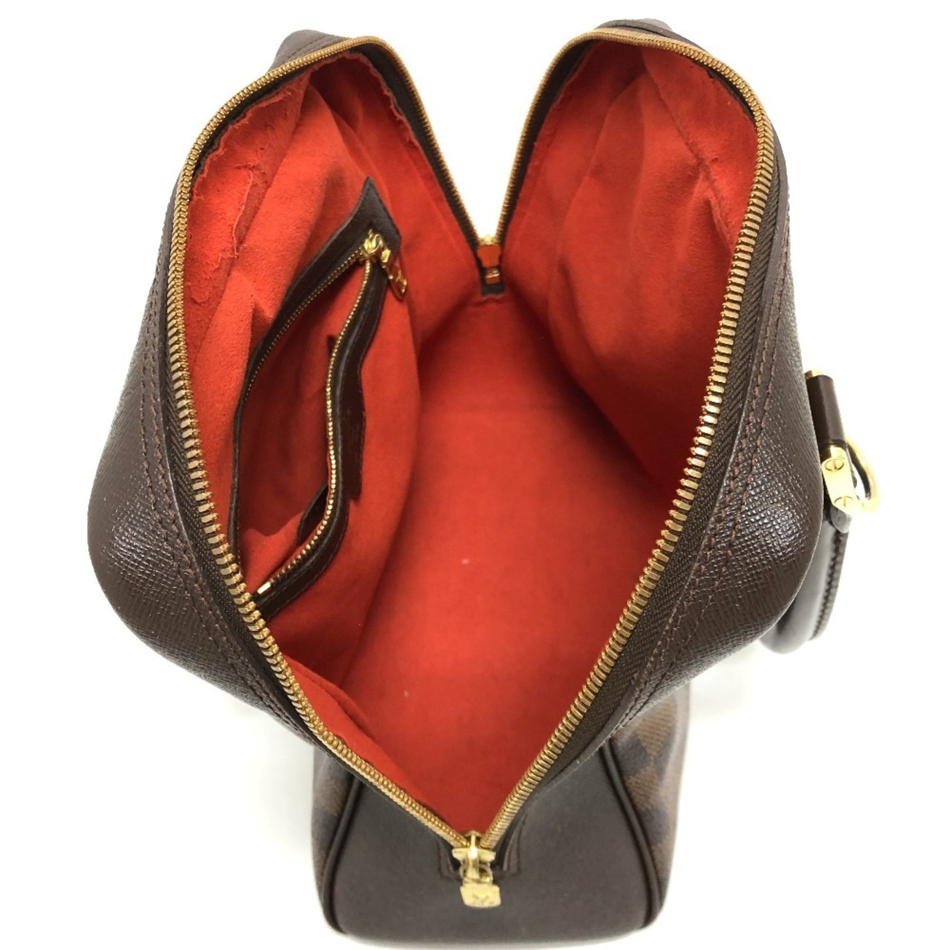Louis Vuitton Brera, Brown, Canvas, handbag