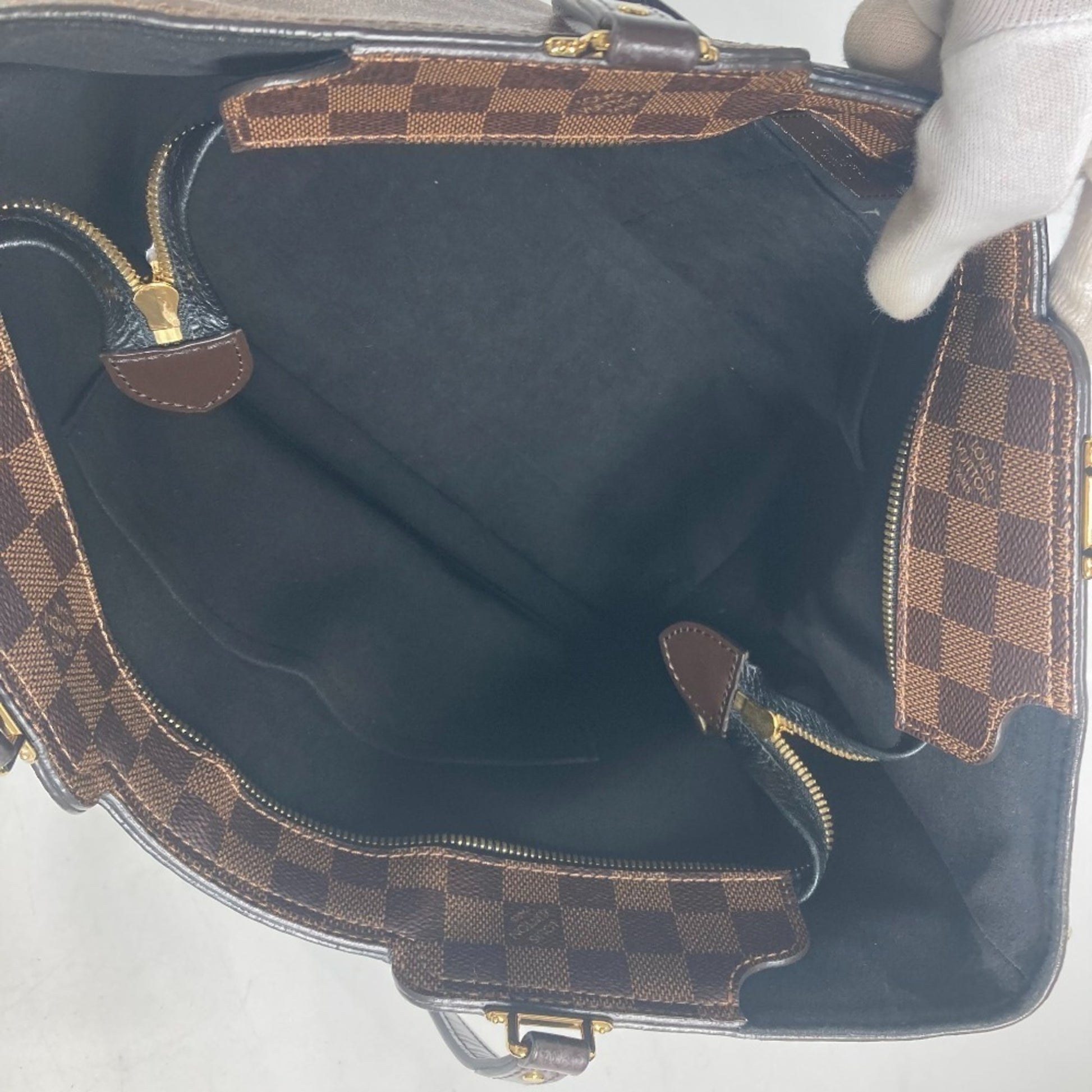 Louis Vuitton Jersey, Brown, Canvas, shoulder