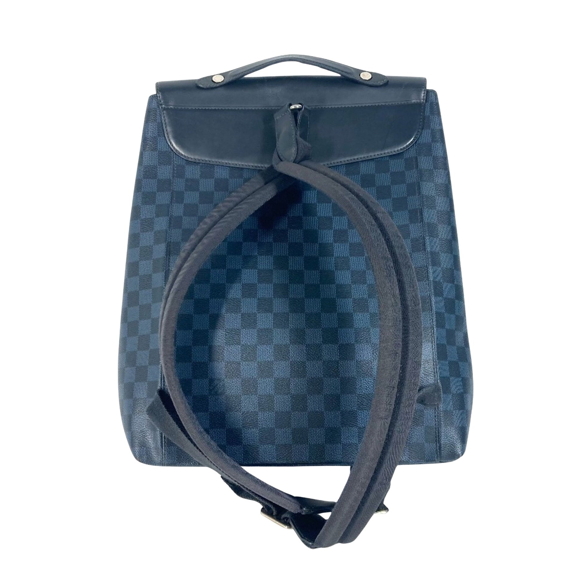 Louis Vuitton Newport, Black, Canvas, backpack