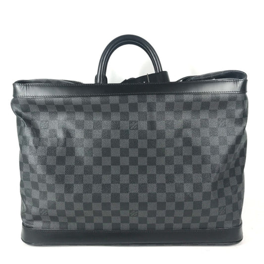 Louis Vuitton Grimaud, Black, Canvas, travel
