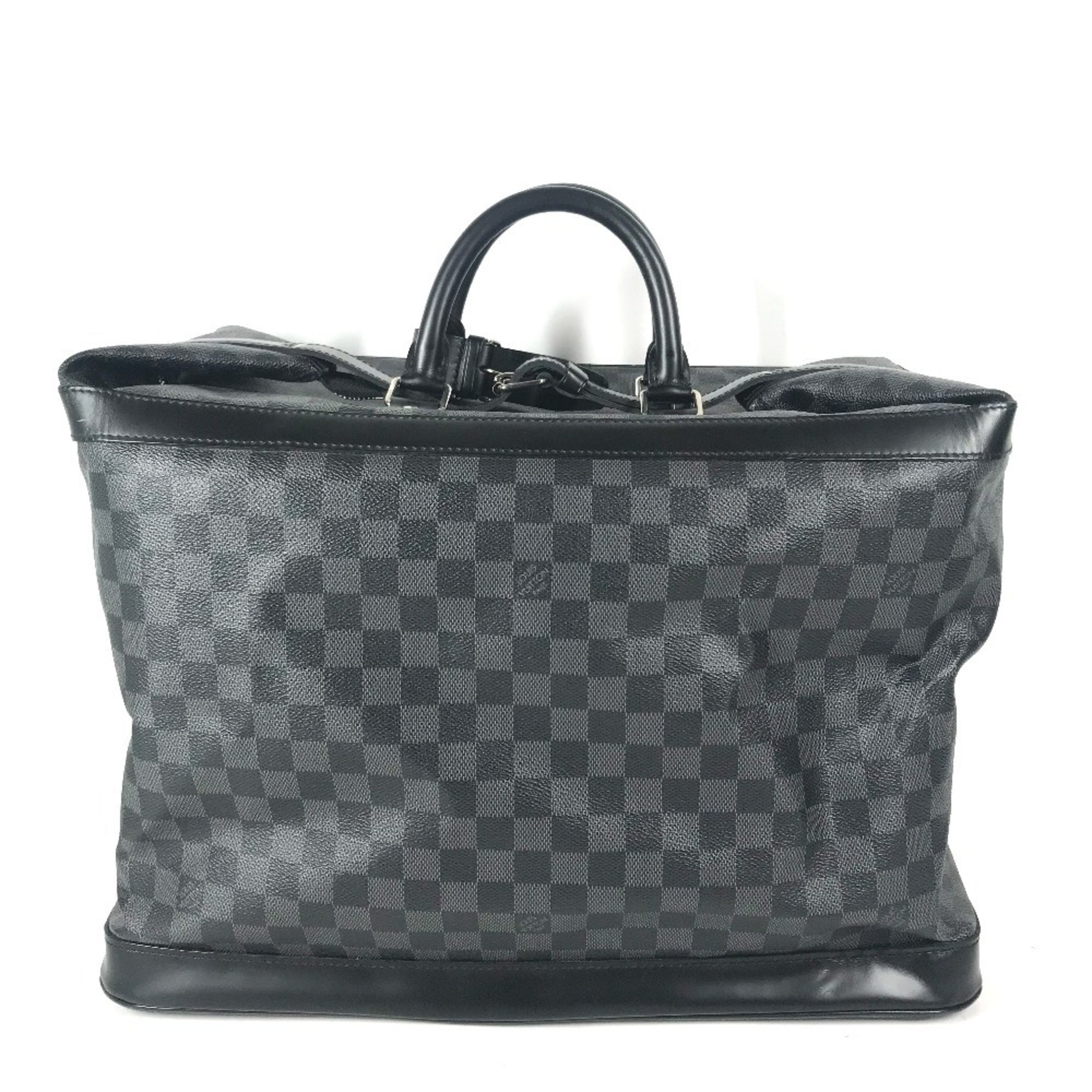 Louis Vuitton Grimaud, Black, Canvas, travel