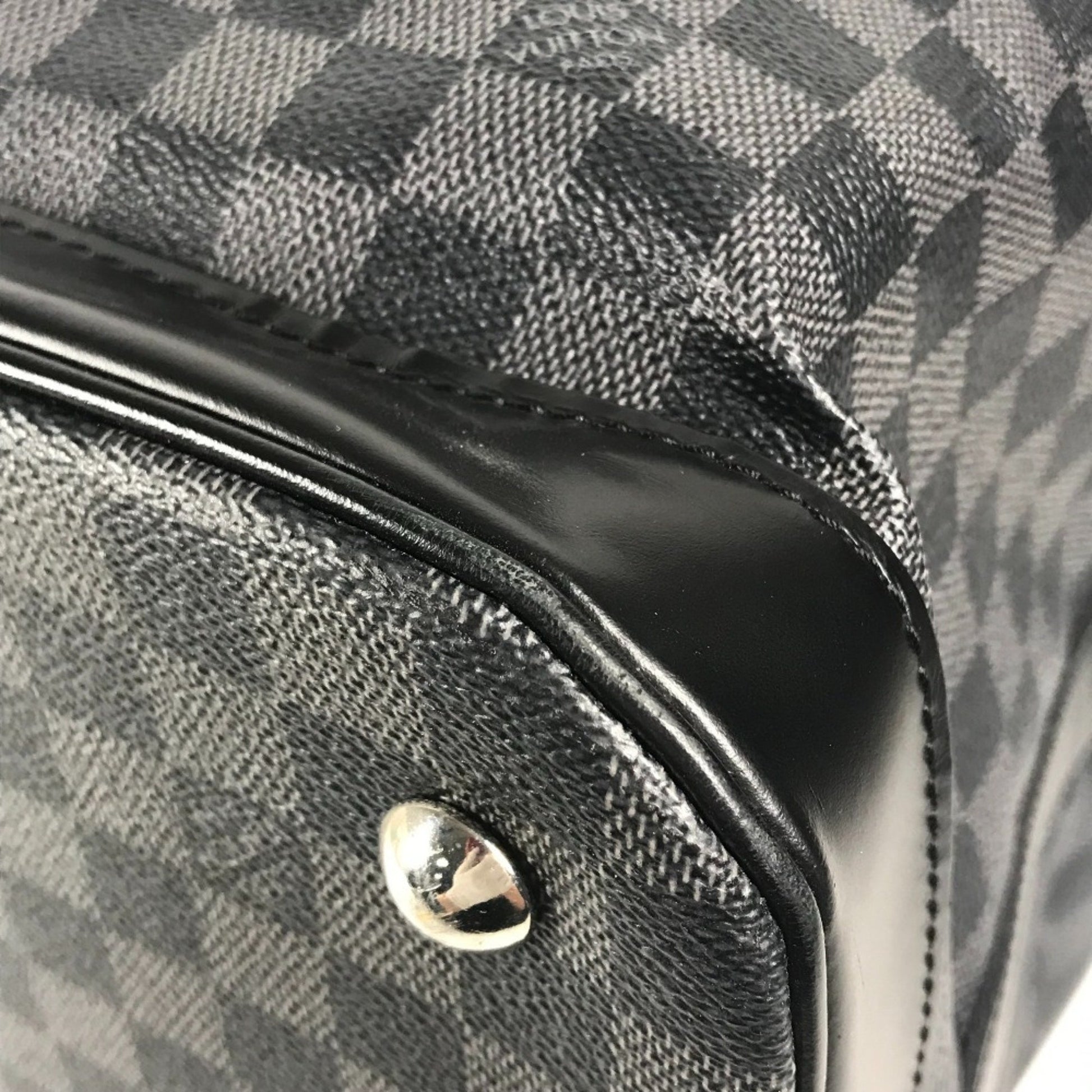 Louis Vuitton Grimaud, Black, Canvas, travel