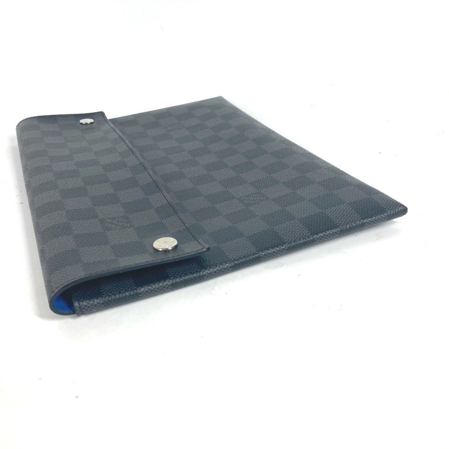 Louis Vuitton Alpha, Black, Canvas, clutch