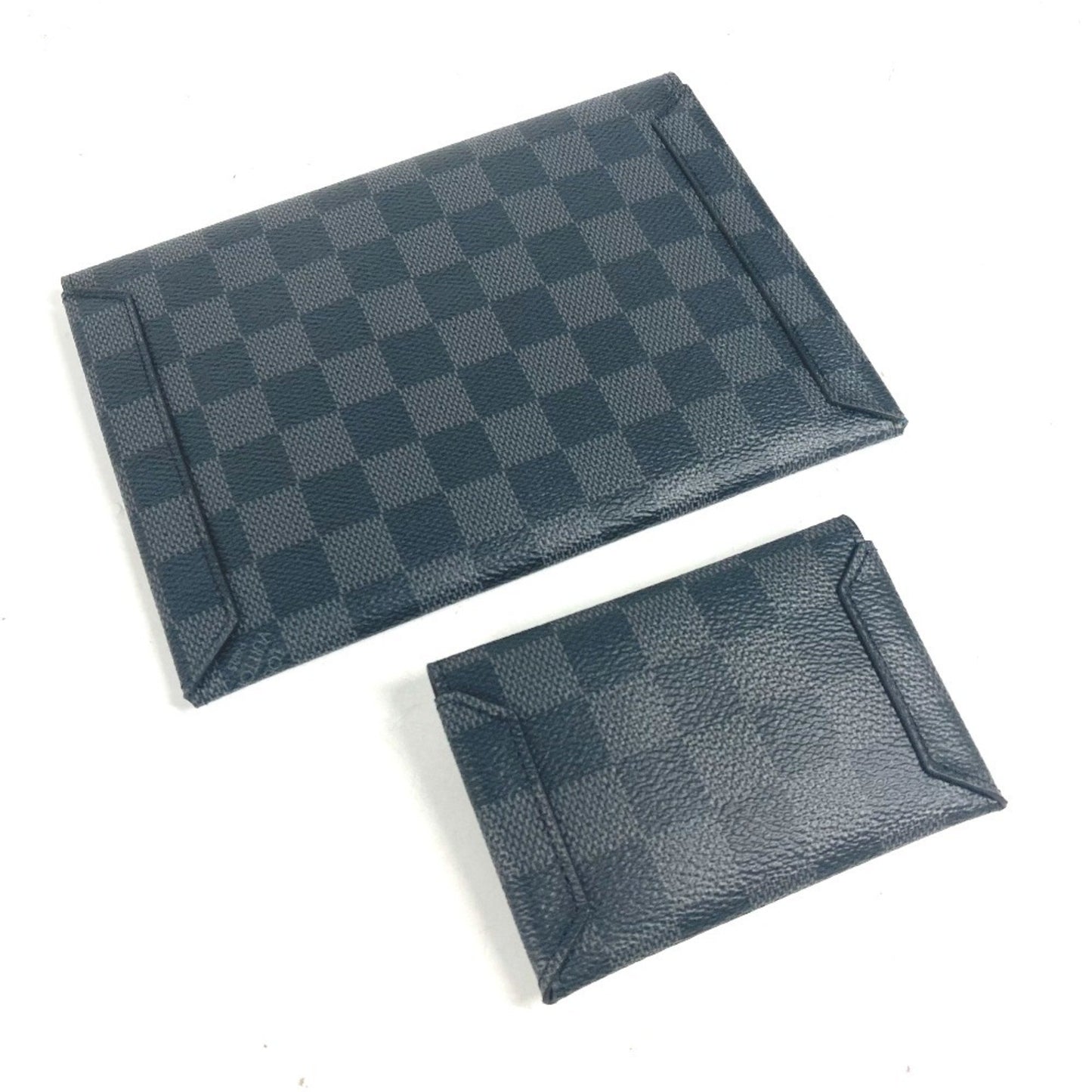 Louis Vuitton Alpha, Black, Canvas, clutch