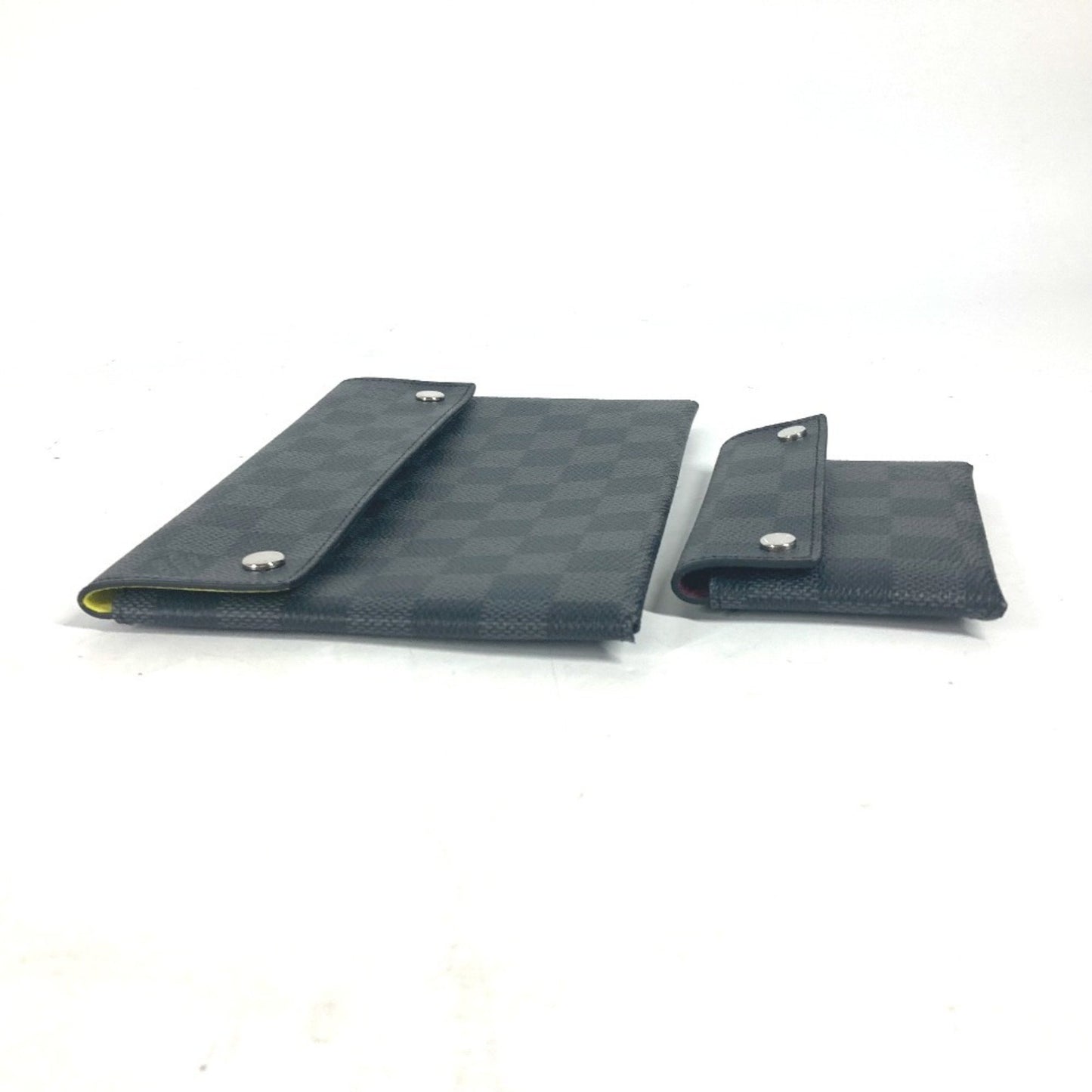 Louis Vuitton Alpha, Black, Canvas, clutch