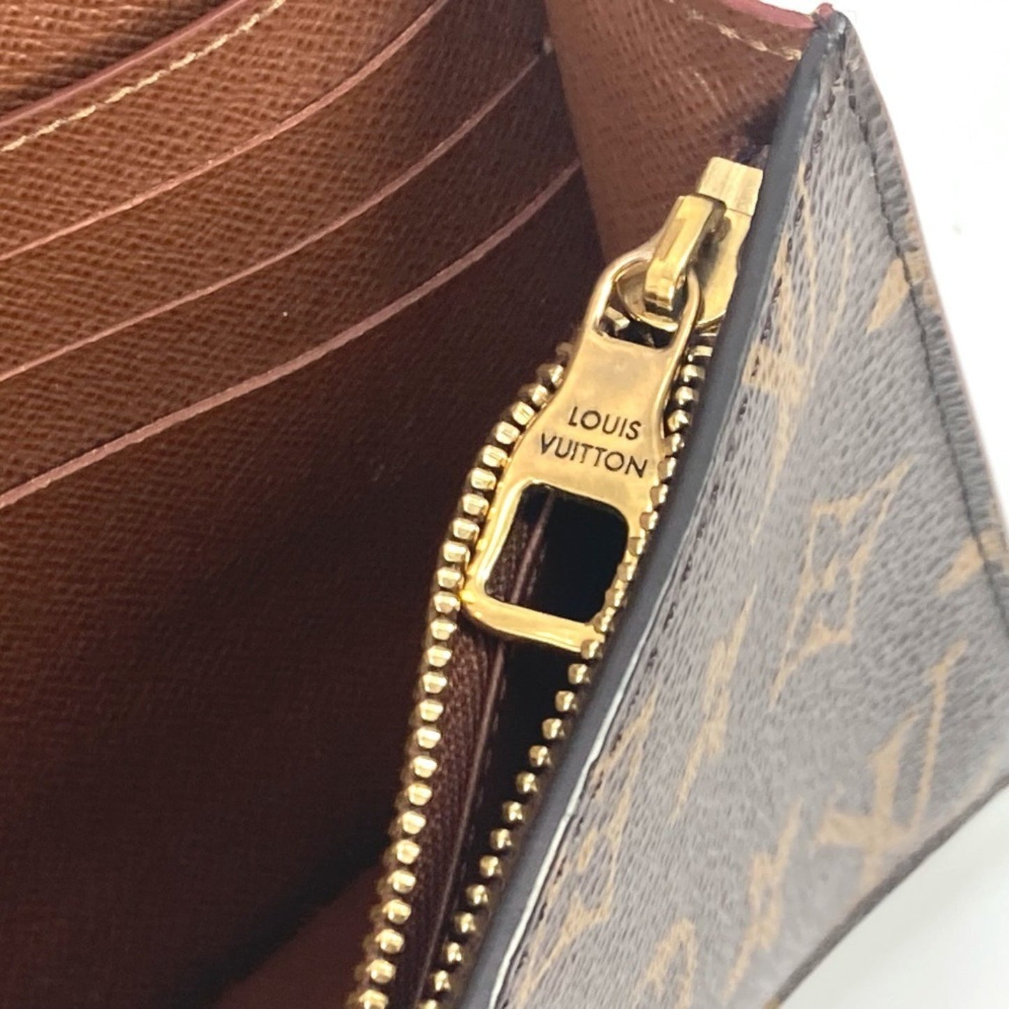 Louis Vuitton, Brown, Canvas, clutch