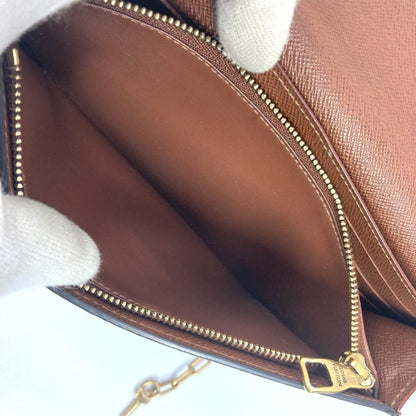 Louis Vuitton, Brown, Canvas, clutch