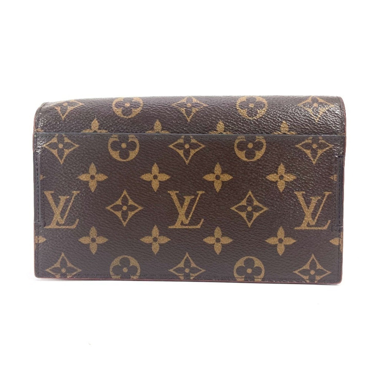 Louis Vuitton, Brown, Canvas, clutch