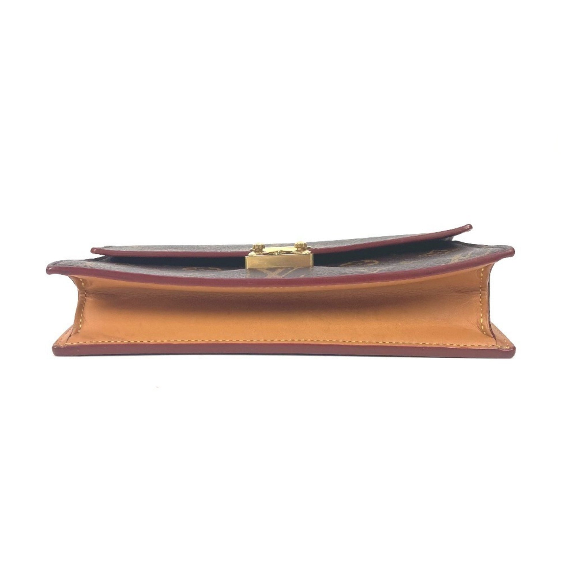 Louis Vuitton, Brown, Canvas, clutch
