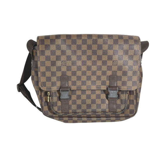 Louis Vuitton Melrose Avenue, Brown, Canvas, shoulder