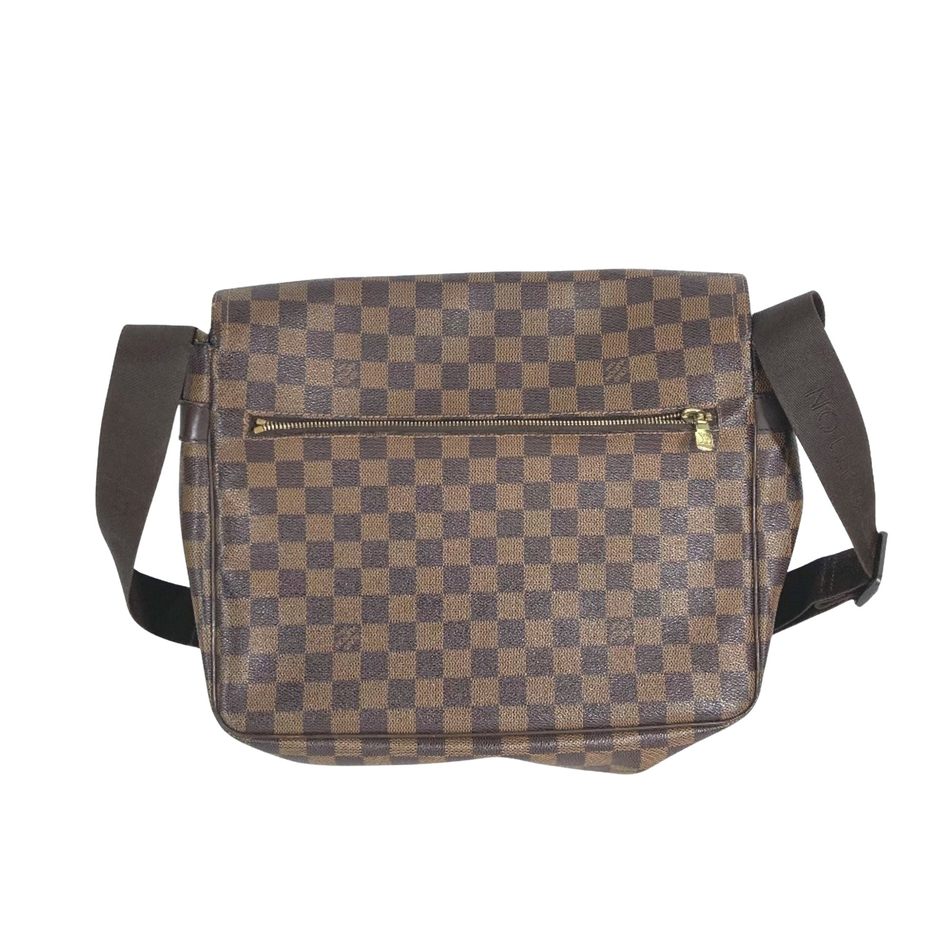 Louis Vuitton Melrose Avenue, Brown, Canvas, shoulder