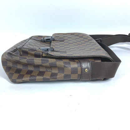 Louis Vuitton Melrose Avenue, Brown, Canvas, shoulder