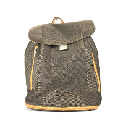 Louis Vuitton Pioneer, Khaki, Canvas, backpack