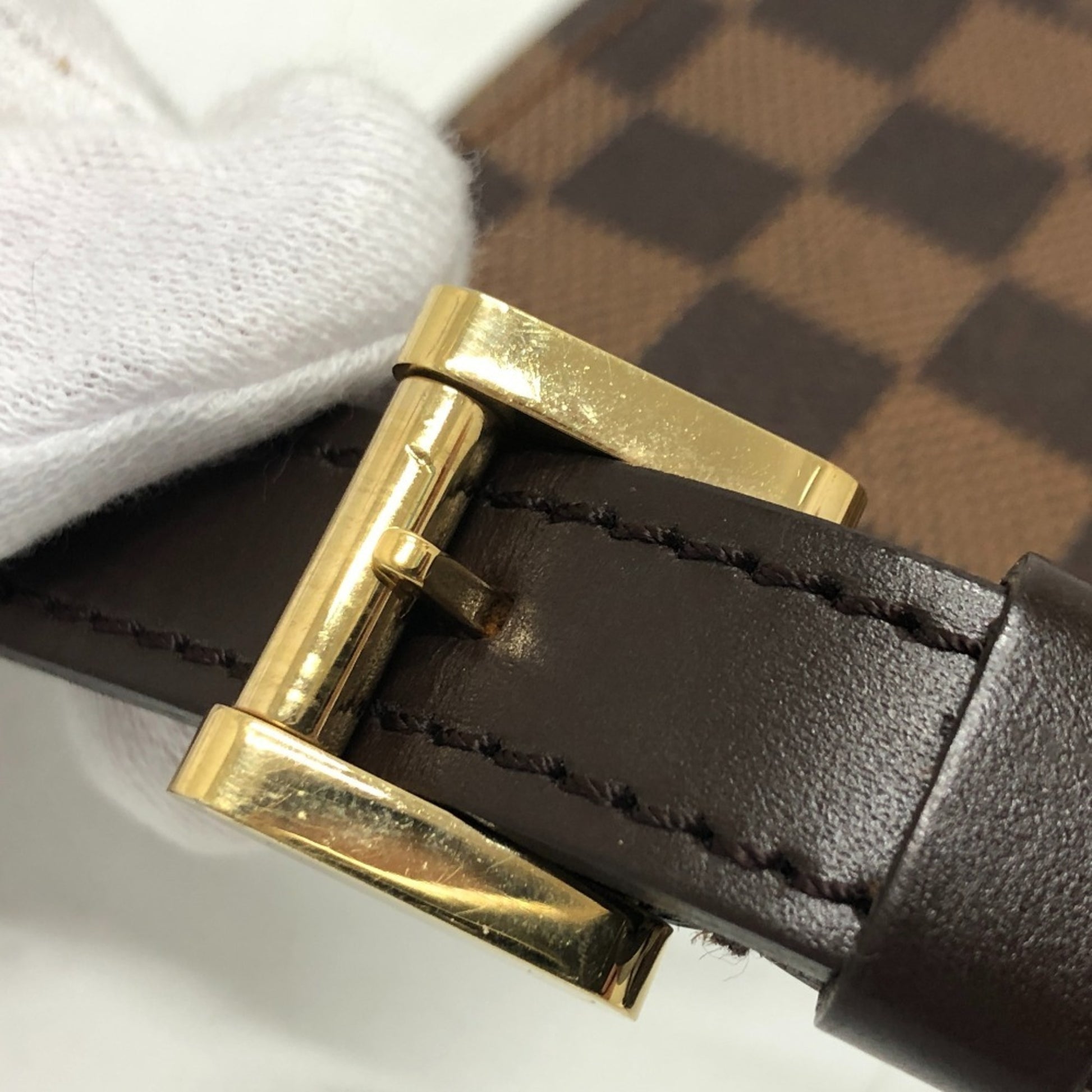 Louis Vuitton Musette Tango, Brown, Canvas, handbag