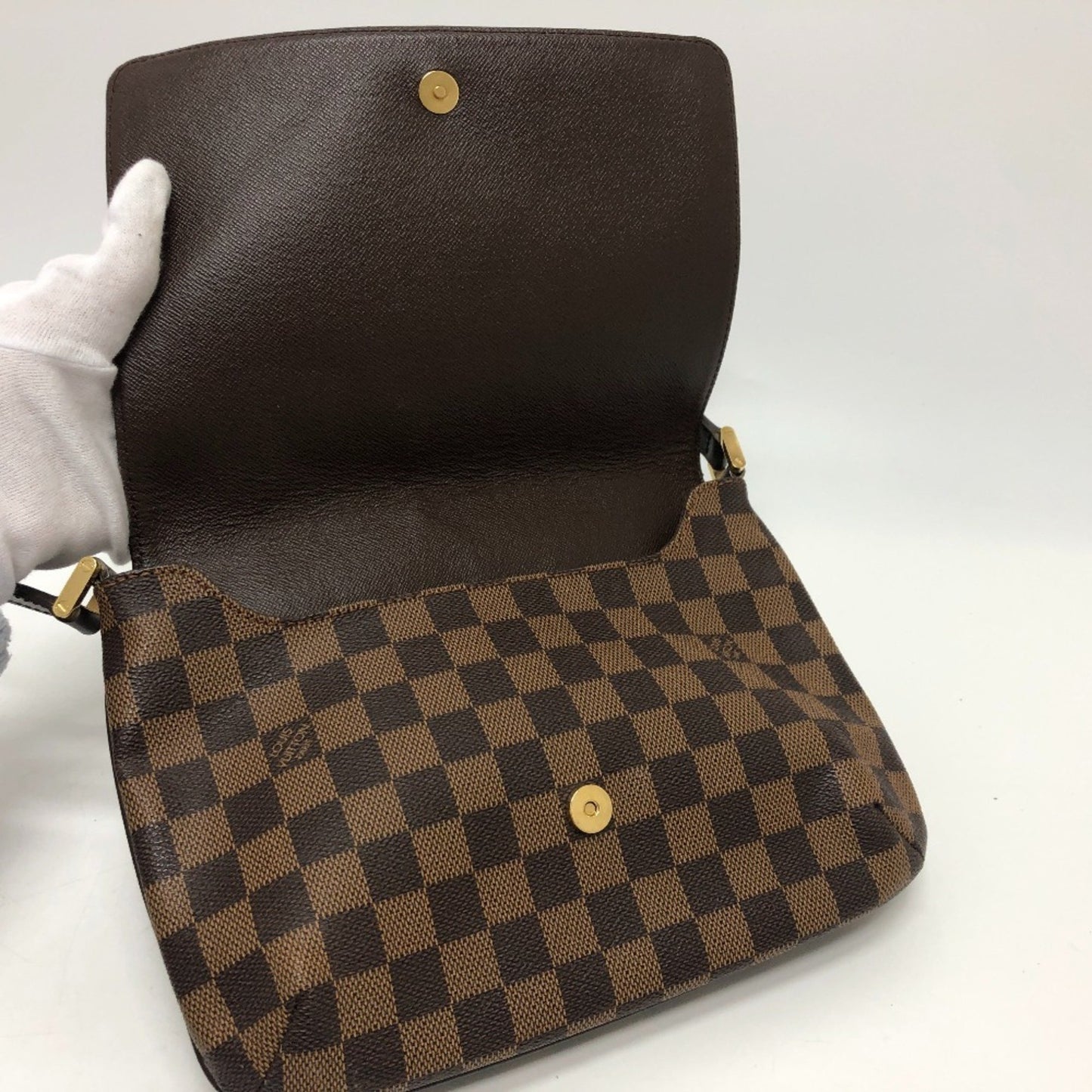 Louis Vuitton Musette Tango, Brown, Canvas, handbag