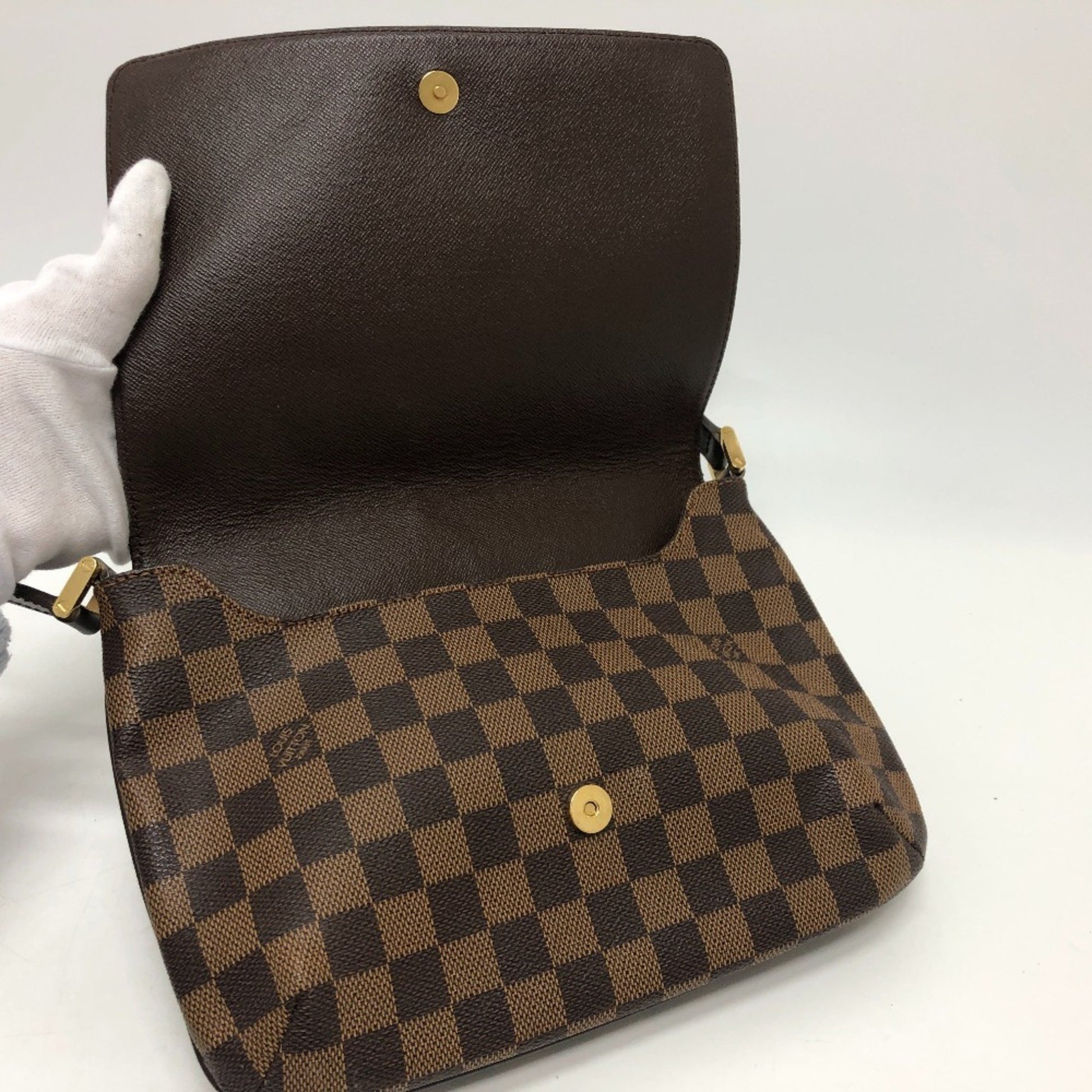 Louis Vuitton Musette Tango, Brown, Canvas, handbag