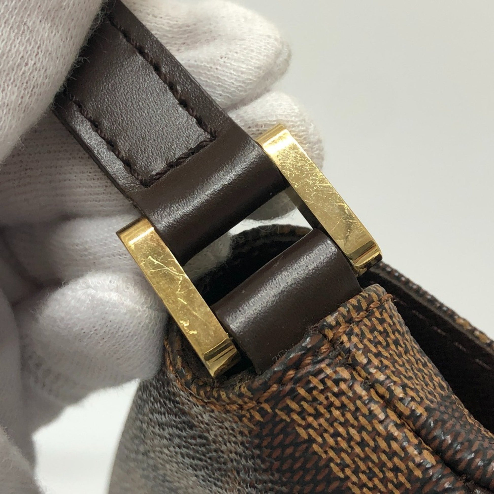 Louis Vuitton Musette Tango, Brown, Canvas, handbag