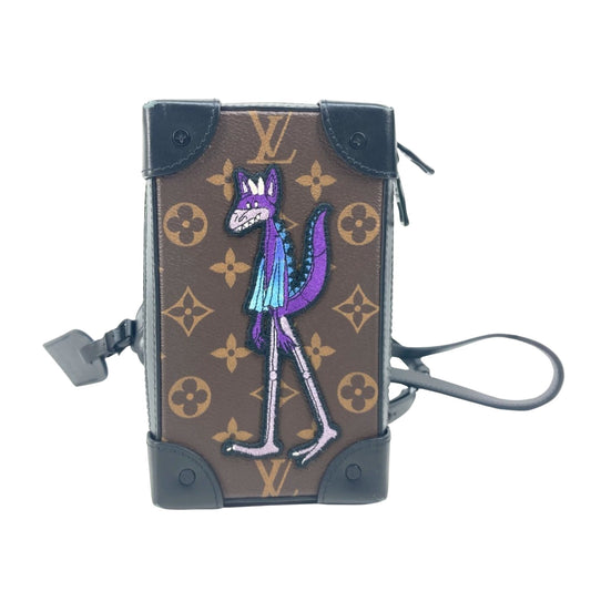 Louis Vuitton Soft Trunk, Brown, Canvas, clutch