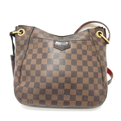 Louis Vuitton South Bank, Brown, Canvas, shoulder