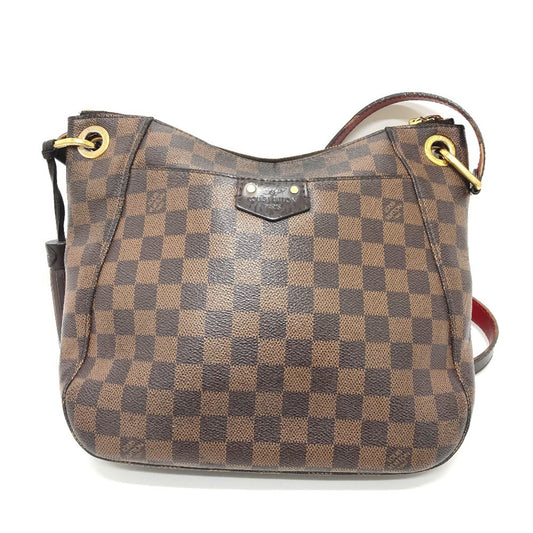 Louis Vuitton South Bank, Brown, Canvas, shoulder